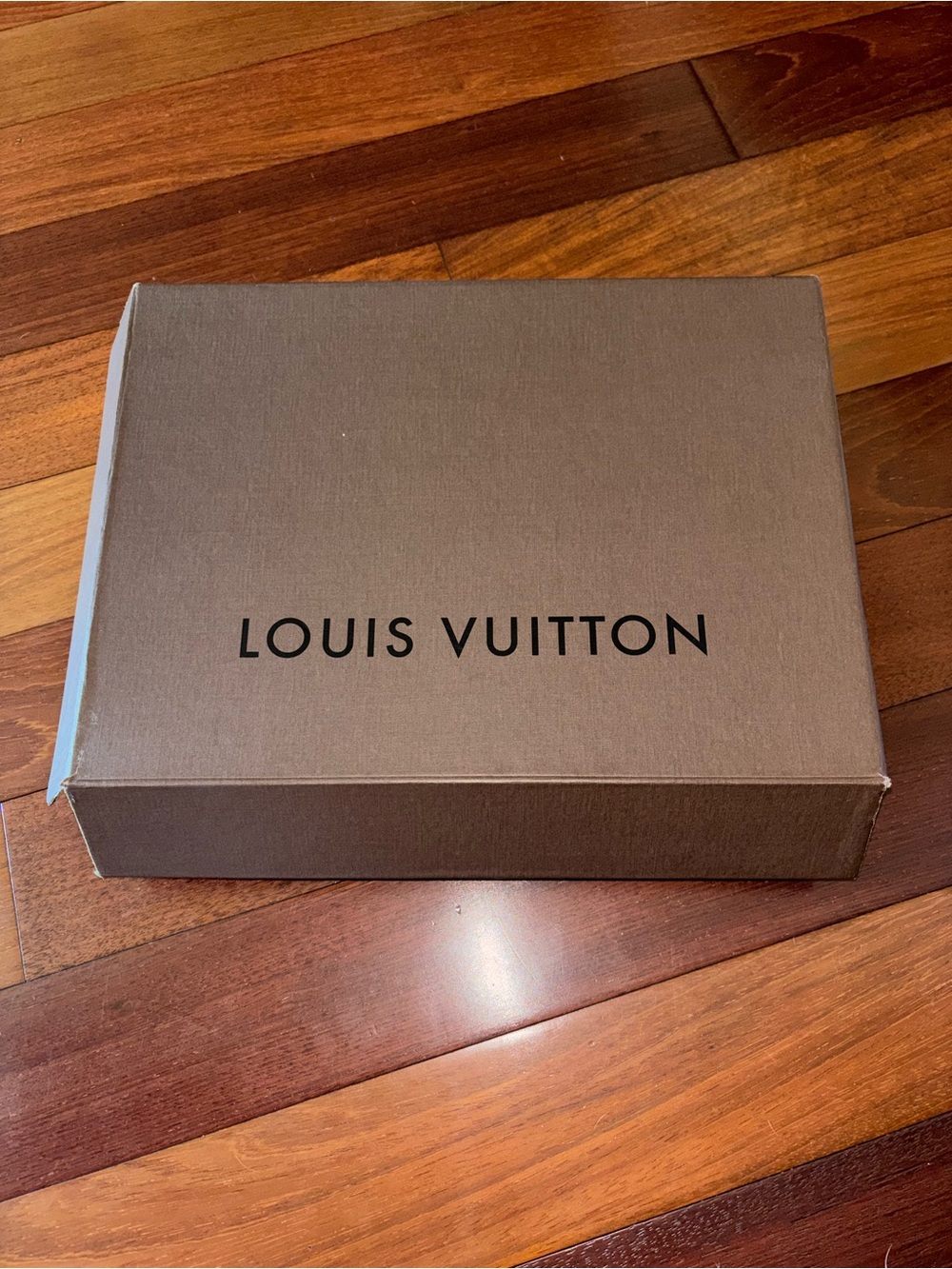 Louis Vuitton Brown Box with Black Logo